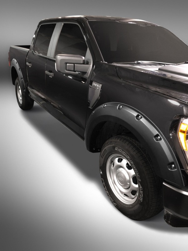 Ford F-150 Fender Flares - Husky Liners - Pocket Style - Matte-Black - `21-`25